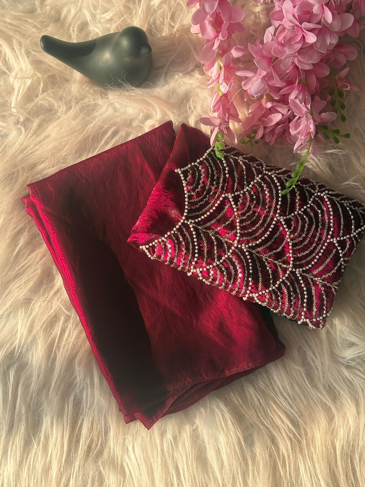Fendy Satin Saree