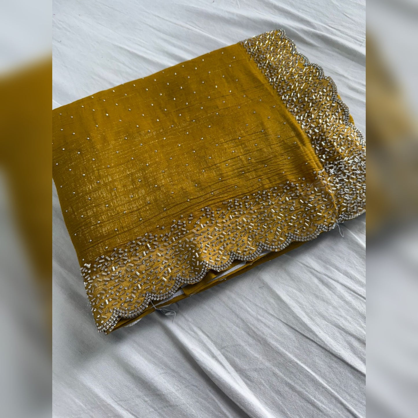 Premium Crush Chiffon Saree