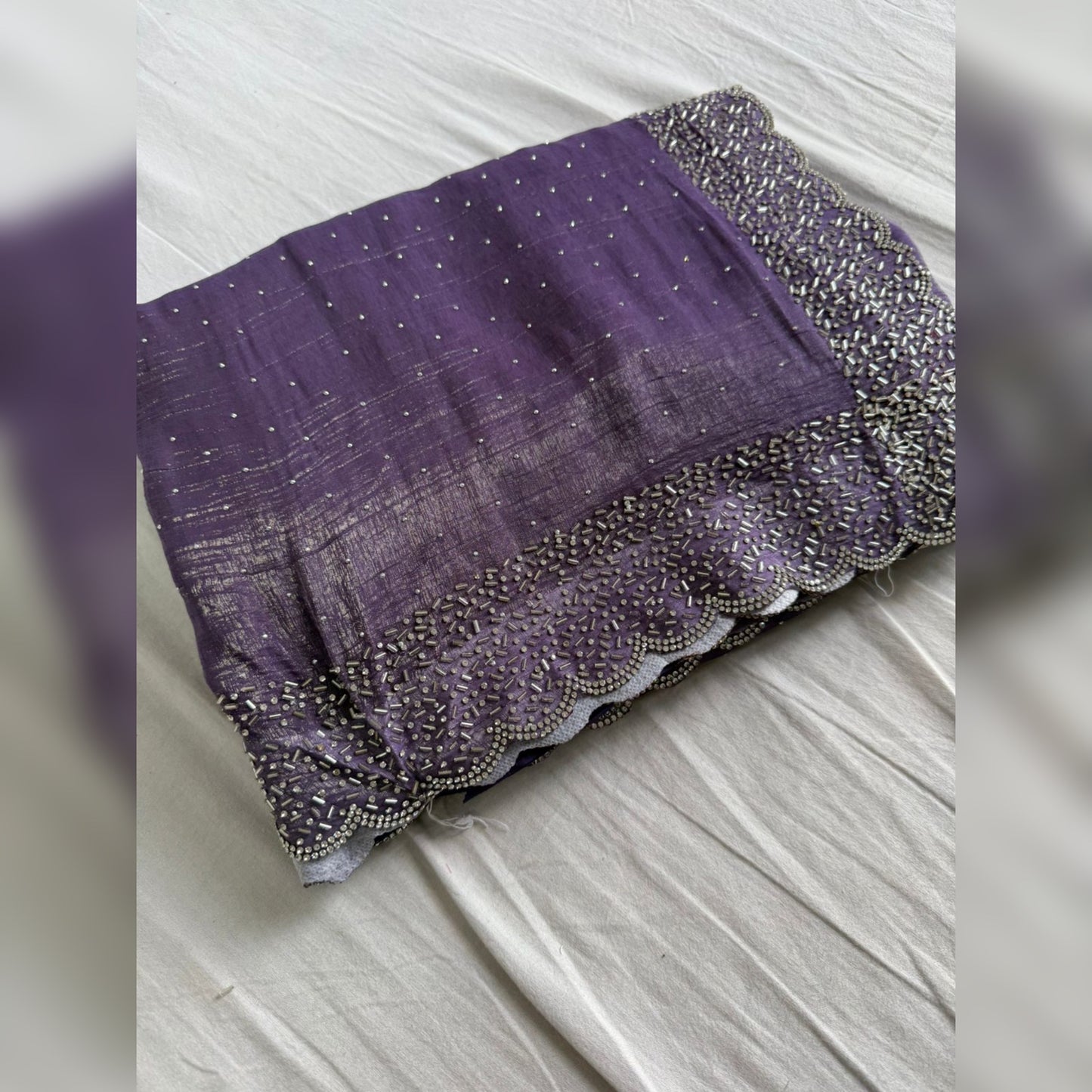Premium Crush Chiffon Saree