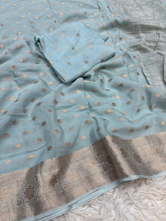 Pure Viscose Chinnon Saree