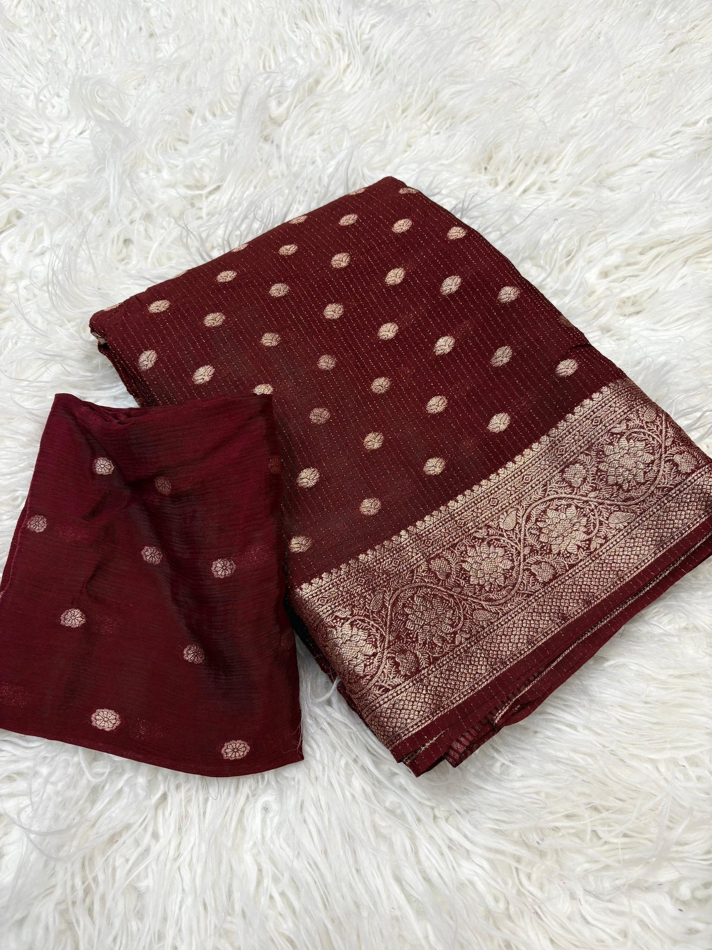 Pure Viscose Chinnon Saree