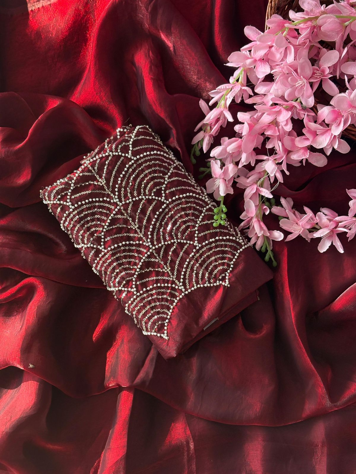 Fendy Satin Saree