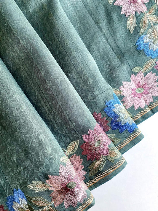 Pure Tussar Saree