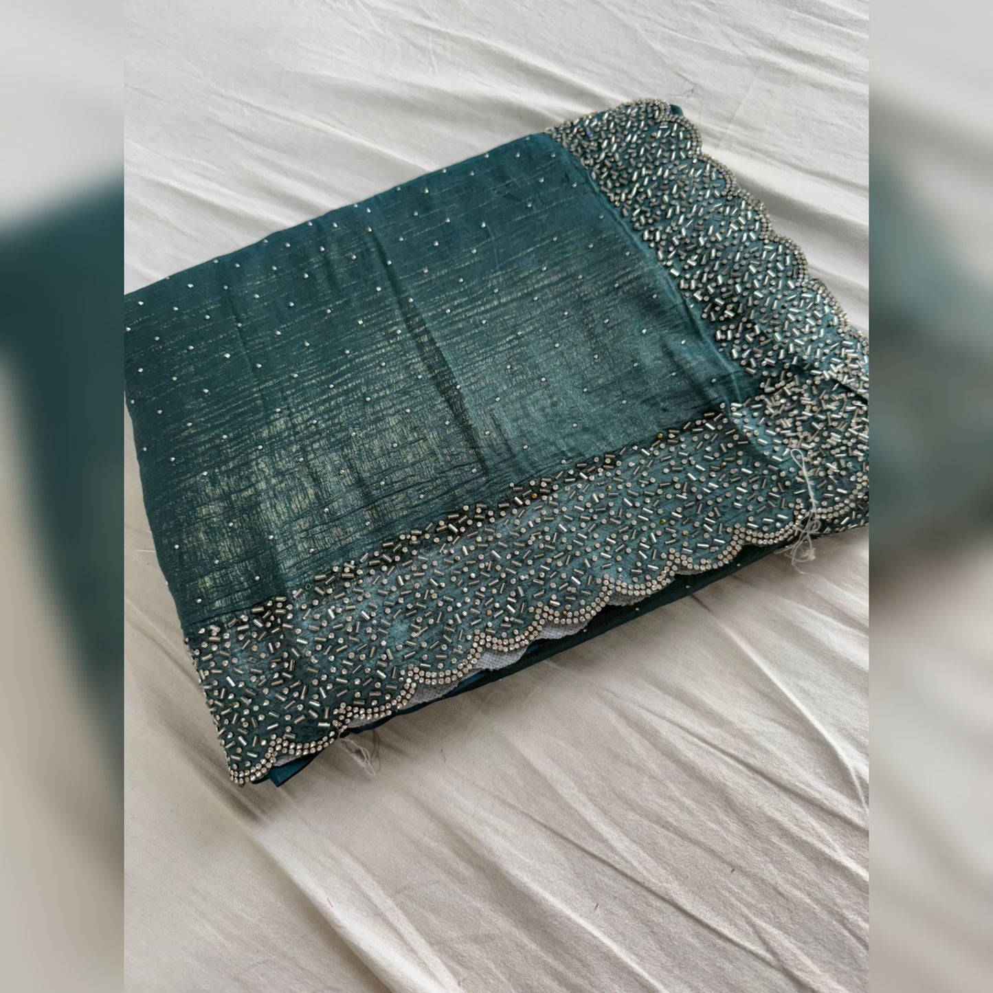 Premium Crush Chiffon Saree